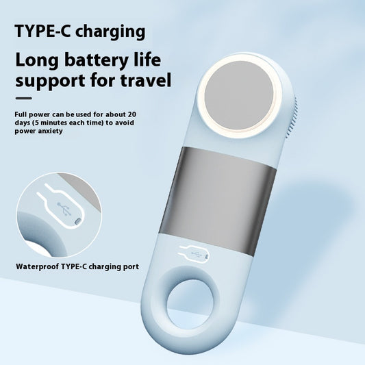 Limpiador Facial Ultrasónico Portátil con Carga USB