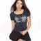 Playera Mariposa Graffiti Luminoso - Diseño Urbano Manga Corta