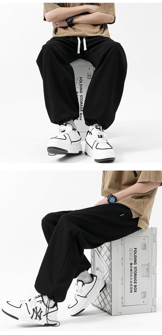 Pantalones de Jogger Sueltos con Cordón y Tobillera - Image 17