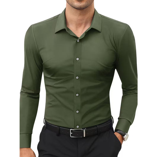 Camisa Social Blanca Elástica Talla Grande Hombre - Bestseller Amazon - Image 32
