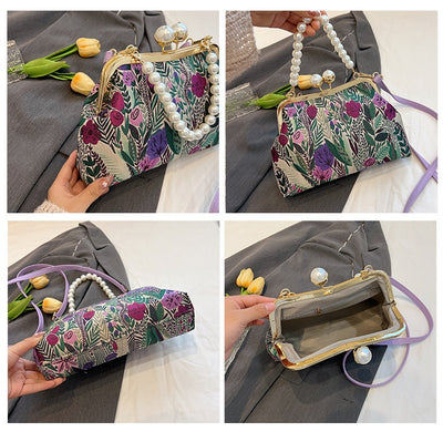 Bolso de Mano Vintage Estilo Pastoral para Mujer - Image 15