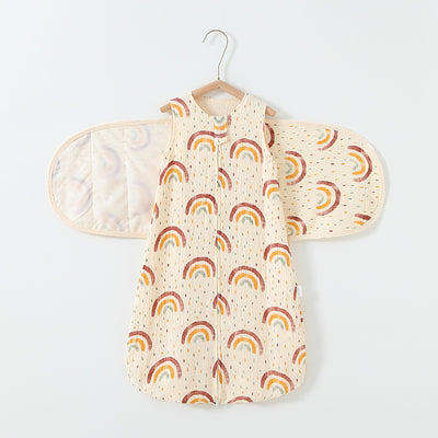 Saco de Dormir Bebé Algodón Gasa 4 Capas con Faja Antisobresaltos - Image 4