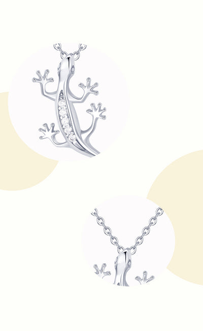 Collar Colgante de Gecko en Plata de Ley S925 - Image 10