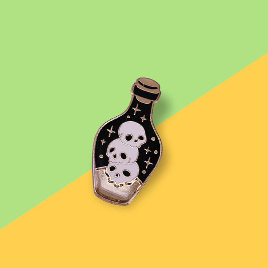 Broche Calavera Gótico - Accesorio Horror con Diseño Death Art