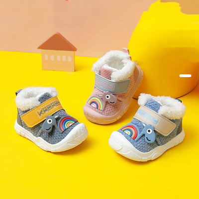 Zapatos Cálidos de Algodón para Bebés y Niños Pequeños - Image 4