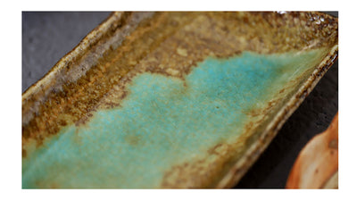 Plato Rectangular Artesanal para Sushi y Ensaladas de Frutas - Image 9