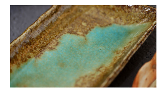 Plato Rectangular Artesanal para Sushi y Ensaladas de Frutas - Image 9
