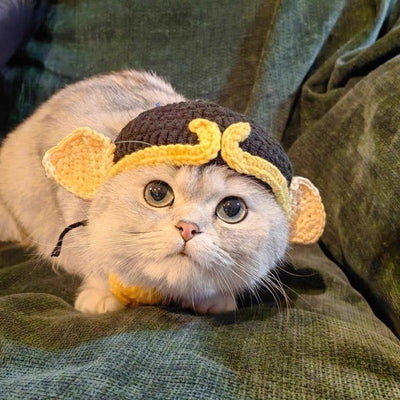 Gorro Tejido para Mascotas - Sombrero Divertido para Gatos y Perros - Image 8