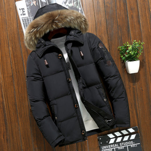 Chaqueta de Plumas para Hombre - Estilo Coreano Casual y Moderno - Image 9