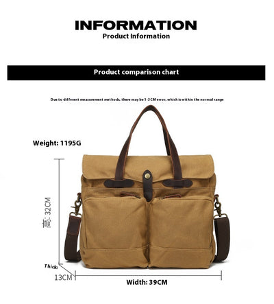 Maletín Ejecutivo de Hombro para Hombre - Bolsa de Viaje Profesional - Image 12