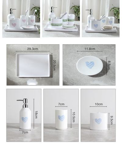 Juego de Tazas de Cerámica para Enjuague Bucal - Image 23