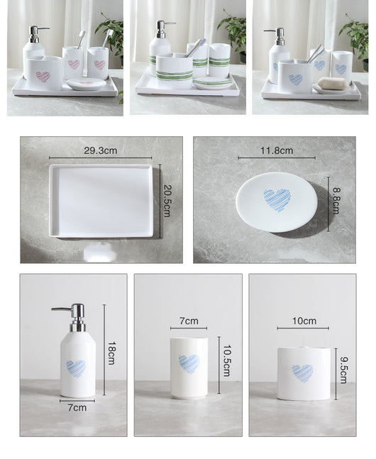 Juego de Tazas de Cerámica para Enjuague Bucal - Image 23