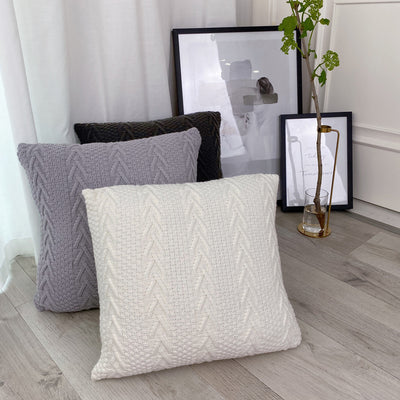 Almohada Nórdica Tejida para Sofá y Descanso - Image 12