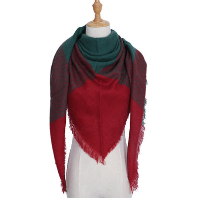 Bufanda Larga con Triángulos para Mujer - Chal Otoño Invierno - Image 42