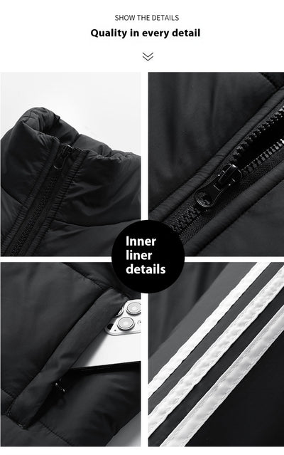 Chaqueta Impermeable Térmica de Algodón Grueso para Actividades al Aire Libre - Image 31