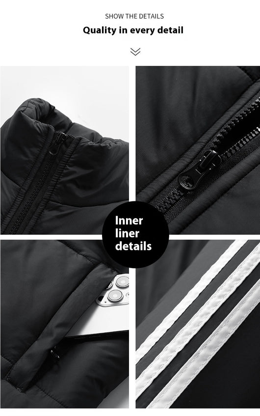 Chaqueta Impermeable Térmica de Algodón Grueso para Actividades al Aire Libre - Image 31