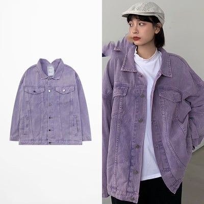 Chaqueta Tipo Solapa Suelta con Costuras de Herraje