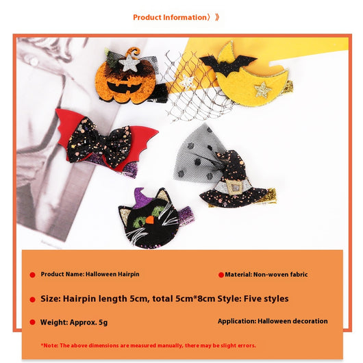 Clip Pumpkin Bow - Pasador Decorativo Calabaza - Image 12