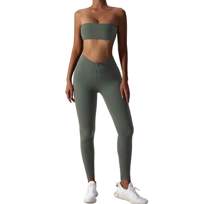 Conjunto de Yoga Ajustado Efecto Segunda Piel para Mujer - Image 6