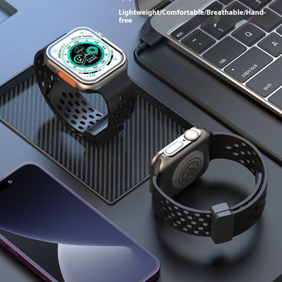 Correa Magnética de Silicona para Smartwatch 42mm y 46mm - Compatible con Generaciones 7, 8, 9, 10 - Image 4
