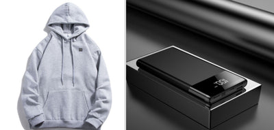 Sudadera Térmica USB con Calefacción Eléctrica para Hombre - Abrigo Deportivo Invierno - Image 7