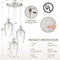 3-Light Chandelier