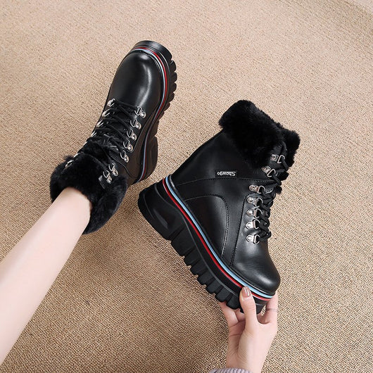 Botas Casuales de Suela Gruesa para Mujer - Otoño e Invierno - Image 15