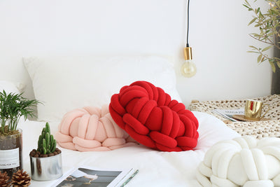 Almohada Anillo Donut para Selfies - Cojín Nudos Decorativo - Image 14