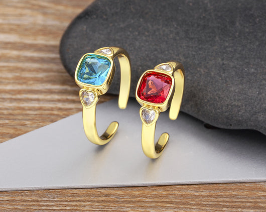 Anillo de Corazón con Diamantes Micro Pavé para Mujer - Image 15
