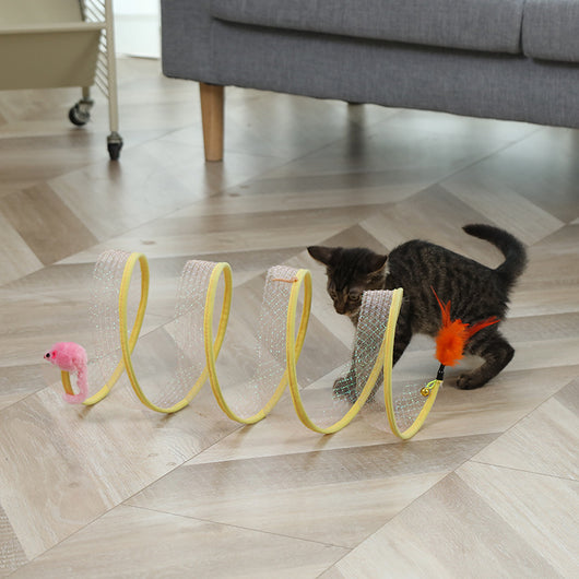 Kit Completo de Juguetes para Gatos - Túnel Plegable, Pelotas y Ratones Interactivos - Image 2
