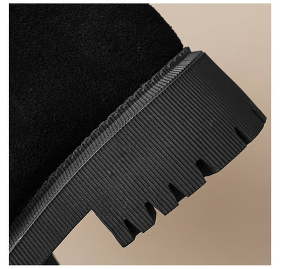 Botas Over The Knee de Cuero Genuino con Acabado Frosted para Mujer - Image 14