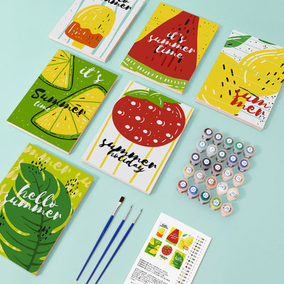 Kit de Pintura al Óleo Digital DIY - Paisajes y Flores - Image 13