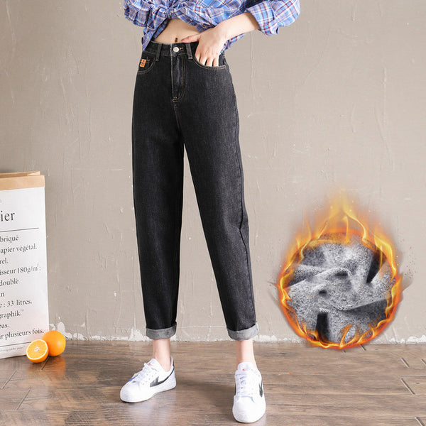 Pantalones Rectos Cintura Alta Slim Fit para Mujer