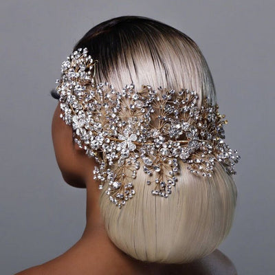 Accesorios para el Cabello Nupcial con Cristales Rhinestone Hechos a Mano - Image 18