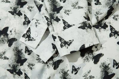 Camisa Suelta Estampado Floral Completo para Hombre - Image 8