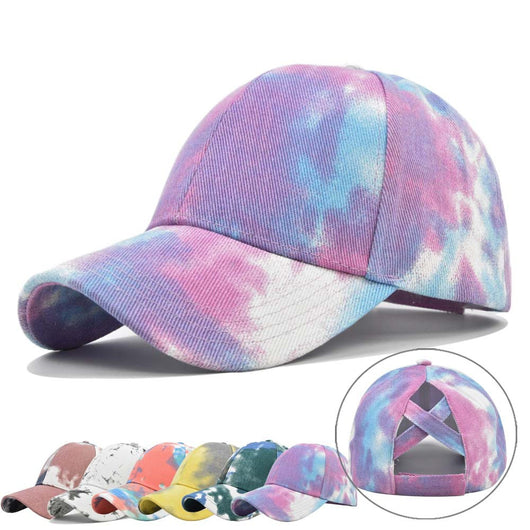 Gorra de Béisbol con Diseño Tie Dye Cruzado para Mujer - Image 10
