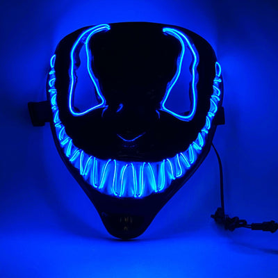 Máscara LED Luminosa de Horror para Fiestas de Baile Halloween - Image 18