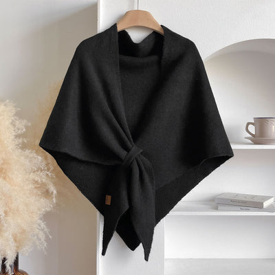 Chal Triangular Tejido Grueso Coreano para Invierno - Abrigo Suave y Cálido - Image 18