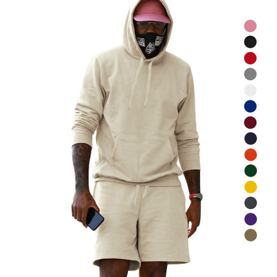 Conjunto de Sudadera y Shorts con Forro Polar para Hombre - Image 2