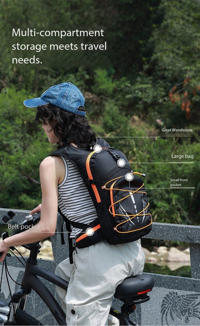 Mochila de Hidratación Ligera, Transpirable con Detalles Reflectantes - Image 36