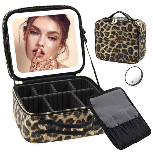 Maletín de Maquillaje Profesional con Espejo LED y Gran Capacidad de Almacenamiento - Image 10