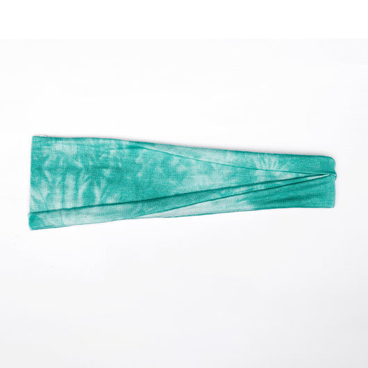 Cinta Deportiva Turbante Tie-Dye de Lado Ancho - Image 6