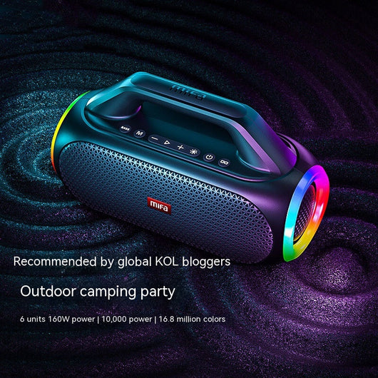 Parlante Bluetooth Portátil de Alto Poder con Bajos Profundos para Exteriores - Image 6