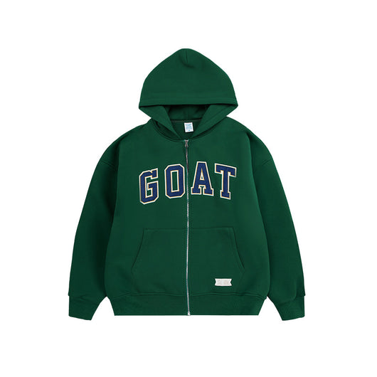 Sudadera con Capucha de Polar Monograma Bordado y Cierre - Image 7