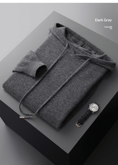 Sudadera Hoodie de Cashmere para Hombre - Diseño Oversize Otoño Invierno - Image 9