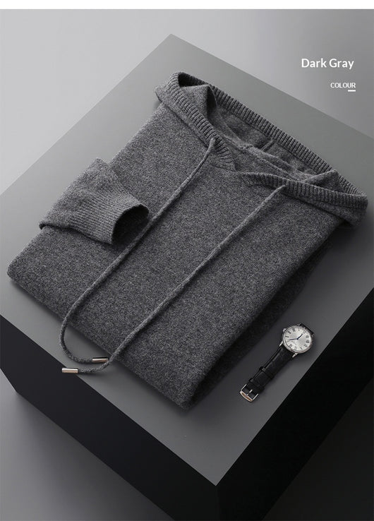 Sudadera Hoodie de Cashmere para Hombre - Diseño Oversize Otoño Invierno - Image 9
