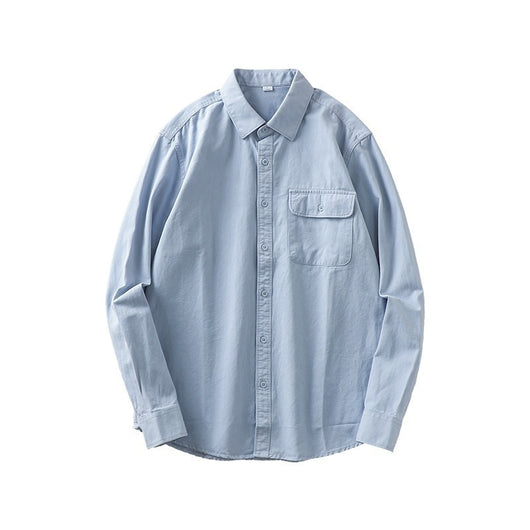Camisa Blanca de Algodón Premium para Hombre con Bolsillos - Image 3