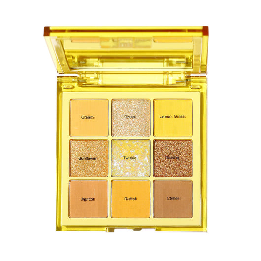 Paleta de Sombras 9 Colores con Brillo - Tonos Tierra y Naranja para Maquillaje Profesional - Image 2