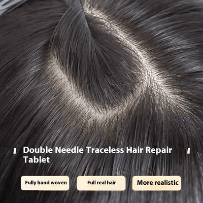 Peluca Completa de Cabello Natural para Mujer - Volumen Alto y Cobertura Total - Image 2