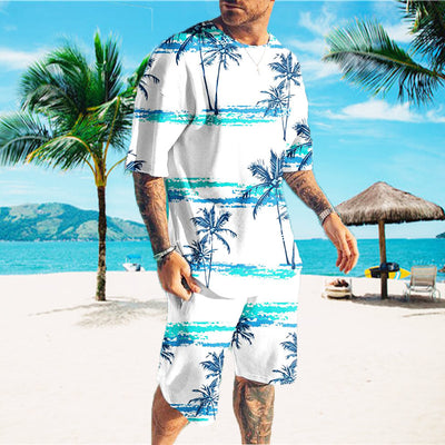 Traje Deportivo Casual Hombre Estampado Fresco - Image 9
